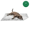 thumbnail image 4 of FurHaven Pet Products Long Faux Fur & Velvet Water-Repellent Pet Blanket for Dogs & Cats - Mist Gray, Large, 4 of 12