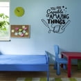 thumbnail image 3 of You Are Capable Of Amazing Things Self Esteem Motivating Quote Classroom Wall Decal Wall Art Sticker Designs Vinyl Stickers For Home House Walls Rooms Windows Bedroom Decoration Size (12x12 inch), 3 of 3