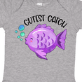 thumbnail image 4 of Inktastic Cutest Catch Cute Purple Fish Boys or Girls Baby Bodysuit, 4 of 5