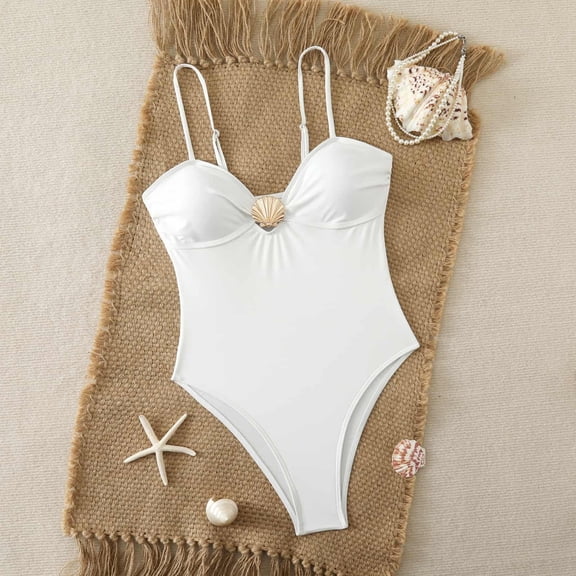Swimsuit for Women Cami Swimsuit Sleeveless Spaghetti Strap Tank Top Body Suit 2026 Summer Going Out Outfits