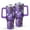Halloween Cute Ghosts-1, variant on Halloween Crazy Pumpkins Pattern Tumbler with Handle and Lid,40oz Double Wall Vacuum Insulated Tumbler,Cups Gift for Women and Men