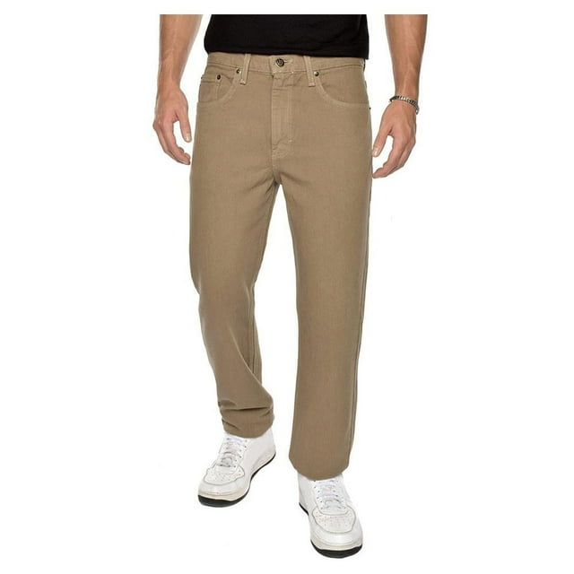 Jeans Cimarron para Hombre, Recto Caqui Talla 36