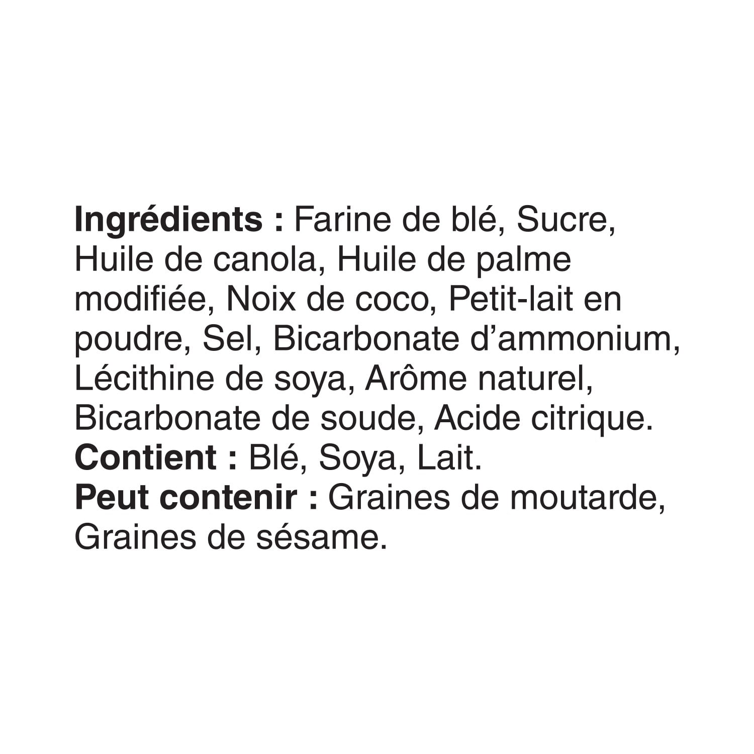 Breaktime biscuits à la noix de coco 250g, Dare Foods, fabriqué au Canada, sans arachides 250g