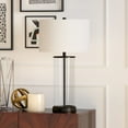 thumbnail image 2 of Evelyn&Zoe 28" Traditional Metal Table Lamp with White Drum Linen Shade, 2 of 8