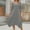 #0444-Gray, variant on Ailaofu Women 3/4 Sleeve Dress Casual Dresses with Pockets 2025 Fall A Line Dress Elegant Formal Modest Dresses
