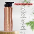 thumbnail image 4 of Botella de agua de cobre 2activelife de 900 ml con tapa tipo sorbete, 4 of 7