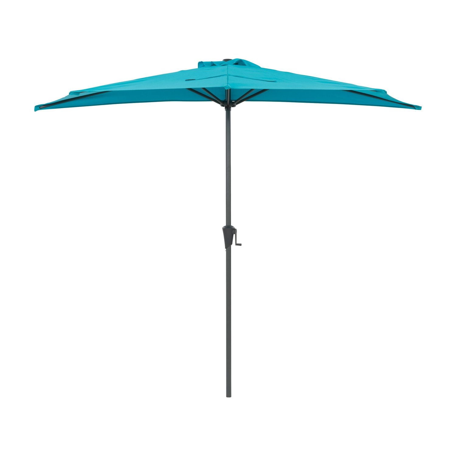 Parasol d'extérieur CorLiving Versa de 2,6 m avec cadre en acier pour petits espaces