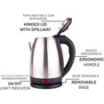 thumbnail image 3 of Hervidor Eléctrico 2L de Acero Inoxidable | Ebullición Rápida en Minutos | Seguro, Durable y con Apagado Automático | Ideal para Té, Café y Cocina Diaria, 3 of 14