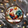 thumbnail image 6 of Customized Rooster Ornament, Rooster Christmas Ornament, Rooster Stained Glass Style Ornament, Personalized Rooster Xmas Ornament with Name, Custom Rooster Ornament Christmas Tree Decorations HTXj7Z, 6 of 6