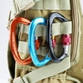 thumbnail image 3 of Yeacher Mousqueton avec Vis Verrouillable pour Portail 25 Kn Pinces Mousquetons Robustes pour Hamacs Camping Randonnée Backpacking, 3 of 7