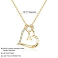 thumbnail image 2 of Tingn Heart Initial Necklaces for Women Dainty Heart Letter Pendant Necklace for Women, 2 of 6