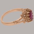 thumbnail image 3 of LBG British Made 10k Rose Gold Natural Ruby Womens Anniversary Ring - 33 size options - Size 6, 3 of 6