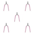 thumbnail image 1 of Wisewang Professional Manicure Peeling Scissors for Neat and Tidy Fingernails Tools Remover Pink 11x6cm 5Set, 1 of 6