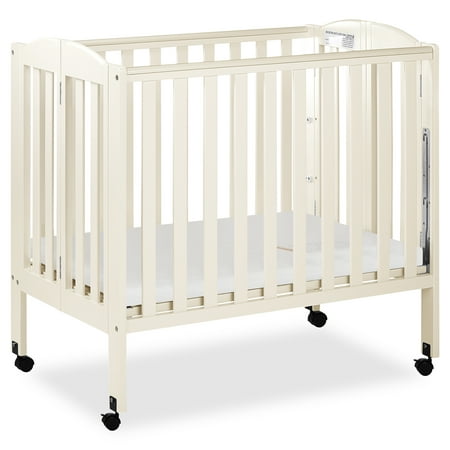 Dream On Me 3-in-1 Folding Portable Mini Crib, French White