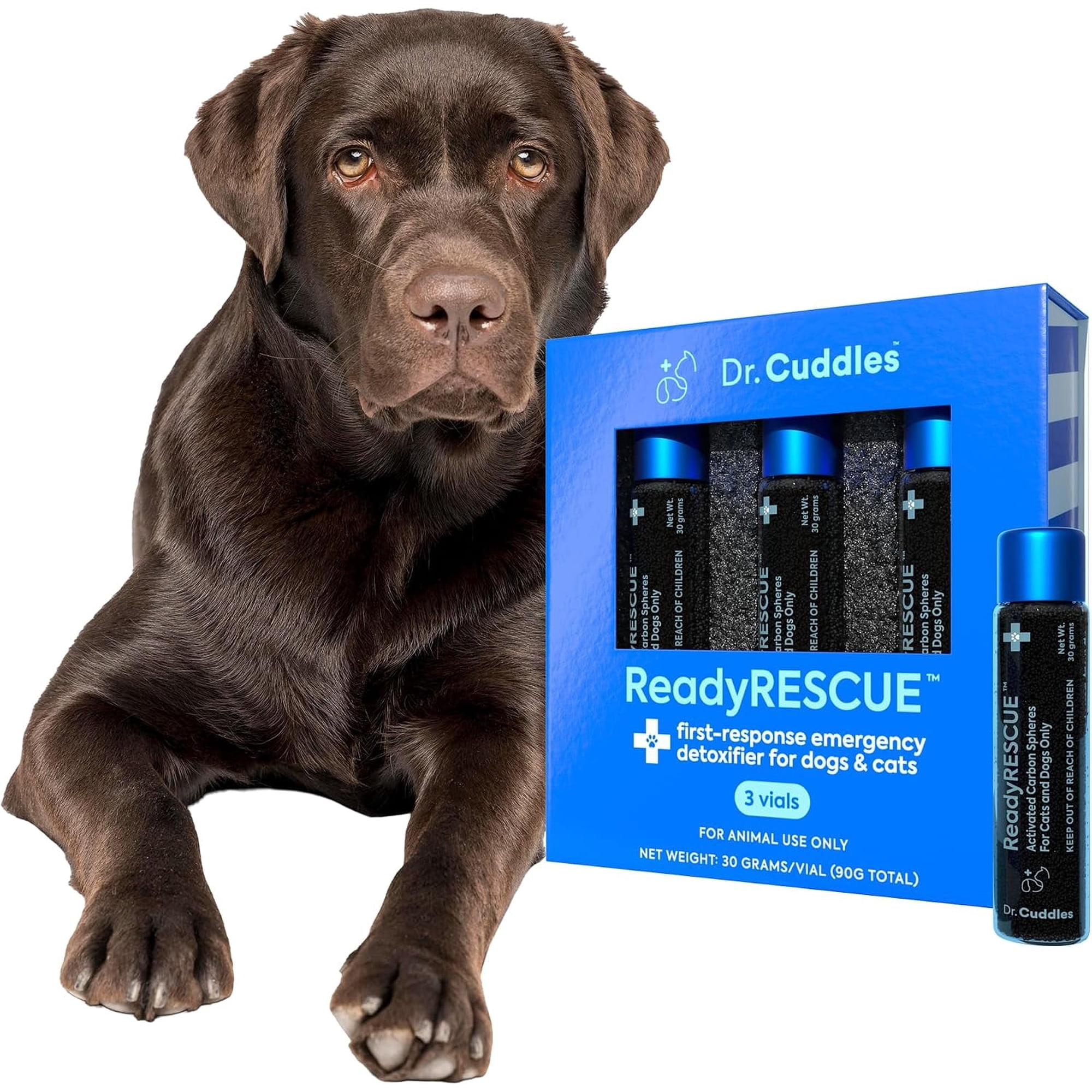 Dr. Cuddles ReadyRESCUE first-response emergency detoxifier for Dogs and Cats