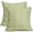 Lime Green Dots, variant on Polka Dot Pillow Covers 18x18 Set of 2 Black Cream Throw Pillows Boho Design Brush Strokes Decorative Outdoor Square Cushion Cover Linen Pillow Case for Home Sofa Couch Bed