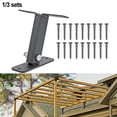 thumbnail image 6 of Heavy Duty Stainless Steel-304 Pergola Roof Riser Beam Bracket with Screws Steel, 6 of 7