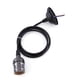 thumbnail image 1 of Portalámparas E27 Sincero Negro vintage con cable sin interruptor, 1 of 3