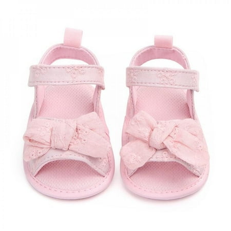 

Summer Baby Girl Sandals Cotton Baby Shoes Newborn Bow Sandals Cotton Princess Sandals Girl Shoes