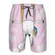 thumbnail image 3 of Balery Aerial Yoga for Unicorn Traje de Baño Estilo Hawaiano para Hombre, Shorts de Secado Rápido con Bolsillos-Small, 3 of 6