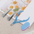 thumbnail image 6 of Unique Bargains 1 Set Durable Nail Clipper Kit for Women for Men Blue Silver Tone, 6 of 7