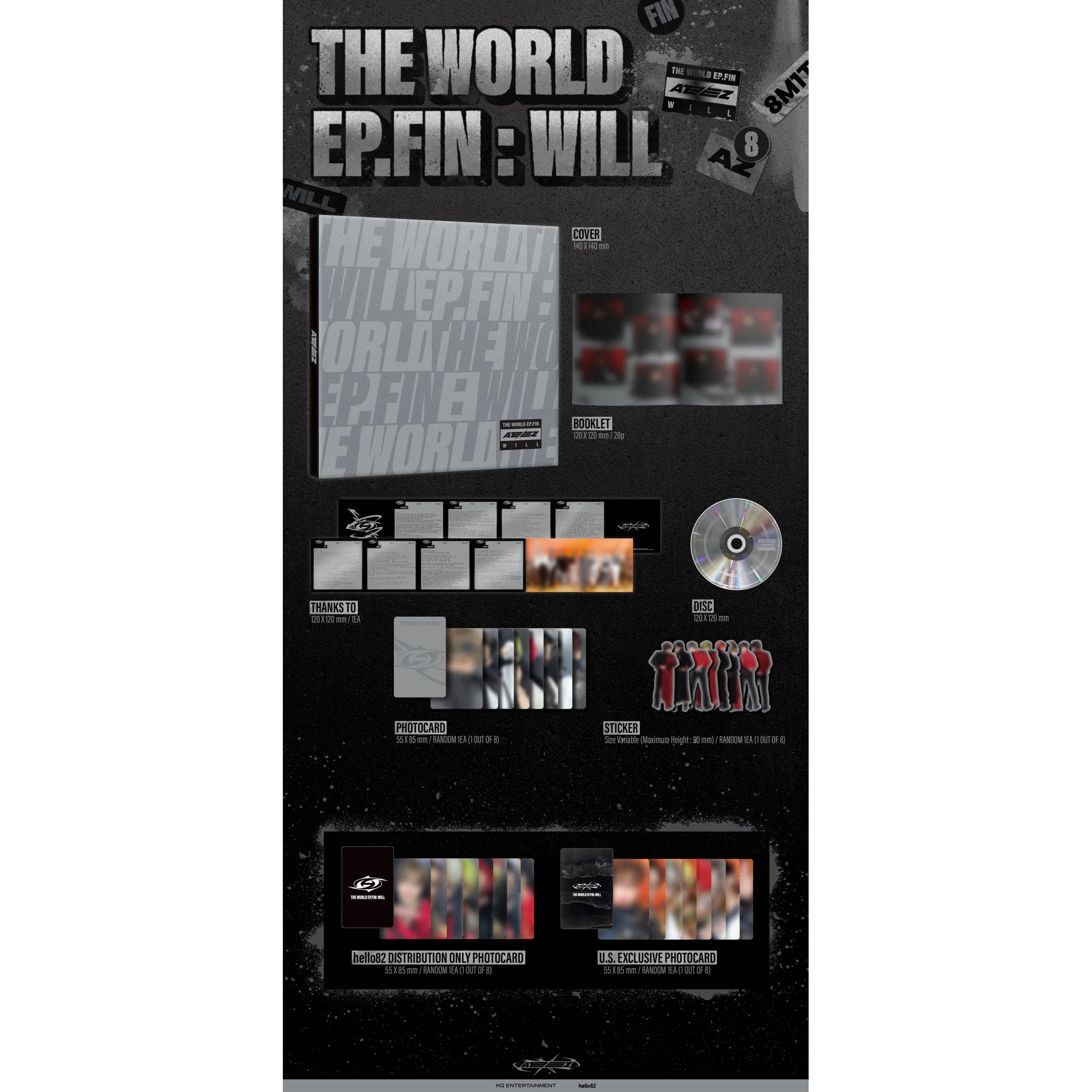 ATEEZ - THE WORLD EP.FIN: WILL - Digipak - CD