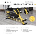 thumbnail image 4 of CoSoTower Adjustable Weight Bench Roman Chair Exercise Training Multi-Functional Hyper Extension Bench Dumbbell Bench Ab Sit up Decline Flat Black and Yellow, 4 of 7
