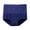 Z1-Dark Blue, variant on Women's Cotton High Waist Panties Rose Jacquard Tummy Control Briefs Solid Color Lifting Comfortable Stretchy Briefs