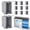 100, variant on OHLECTRIC 1-Gang New Work Outlet Box, 23 Cubic Inch (80-PACK) Single Gang PVC Electrical Box Captive Nail Mounting, Non-Metallic PPO/PVC Plastic Construction Boxes GFCI Outlets Dimmers, UL/ETL Listed