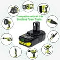 thumbnail image 5 of Persever Ryobi P102 18V Power Tool Charger with Lithium Batteries for Ryobi One, 2 Pack, 5 of 5