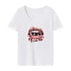 thumbnail image 1 of Camiseta para Mujer Verano Simple Cómoda Ropa Deportiva Camiseta Básica para Viaje Deportivo, 1 of 7