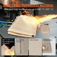 thumbnail image 4 of Paquete de 2 mantas para soldar VEVOR, manta para soldar tratada termicamente de 6 pies x 8 pies, juego de mantas resistentes al calor de hasta 998 °F, 4 of 9