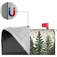 thumbnail image 5 of Christmas Tree Mailbox Cover 21" X 18" Winter Snowflake Pine Tree Magnetic Mailbox Wraps Standard Size Post Letter Box Cover for Outdoor Decoration Garden Decor, 5 of 6