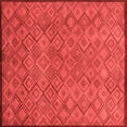 thumbnail image 1 of Ahgly Company Indoor Square Abstract Red Modern Area Rugs, 3' Square, 1 of 4