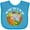 Turquoise, variant on Inktastic 1st Trip to Zoo Animals Boys or Girls Baby Bib