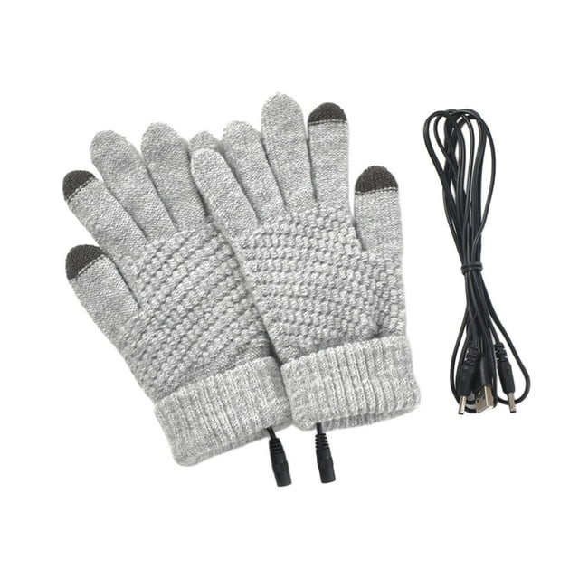 Guantes calefactados USB Perfecl Gris