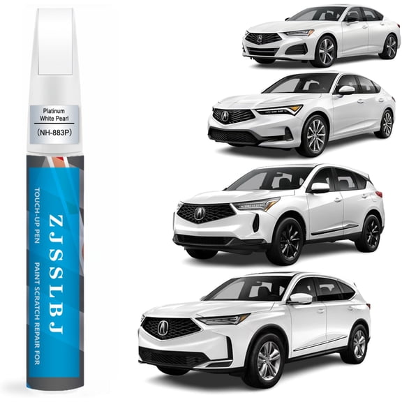 Car Touch Up Paint(Platinum White Pearl(NH-883P)) for Acura, Car Paint Scratch Repair Kit, Quick & Easy Solution to Repair, 2 in 1 Scratch Remover Pen