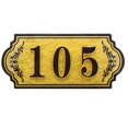 thumbnail image 1 of Customized Home Address Number Sign Personalized Plaque Custom House Door Room Wall Street Name Acrylic Plate Customizable Housewarming Gift for Home Office Hotel Apartment - 7.1x3.2 inch, 1 of 12