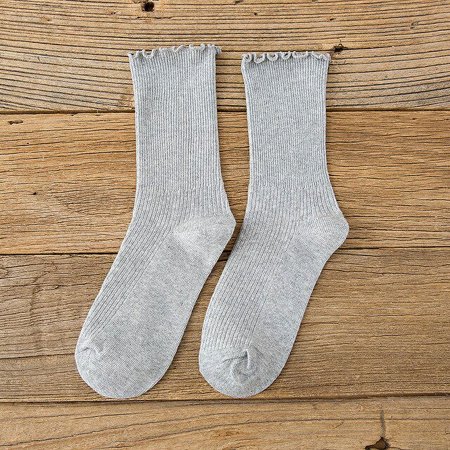 

Summer Breathable Woman Socks Solid Black White Harajuku Retro Streetwear Sock for Japanese Kawaii Girls Cute Sock Gifts