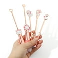 thumbnail image 4 of Cute Cat Cartoon Makeup Brushes - 5pcs Marie Designed Soft Pink Makeup Brushes Set, Professional Cosmetic Tool Kit Pink Drawstring Bag Included for Girls and Women, 4 of 5