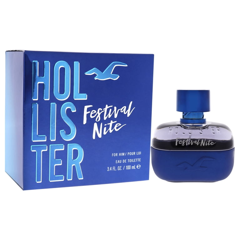 Hollister Festival Nite Eau De Toilette Spray, Amber Fougere