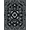 Black Grey White, Pattern 17, variant on ODIKA 8'x10' Washable Area Rug Contemporary Interlocking Shapes Minimalist Motif Grey Abstract Refined for Dining Room, Large Office, Lounge, Non-Slip Chair-Friendly Mat