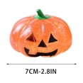 thumbnail image 3 of Twfbrm Halloween Pumpkin Stress Balls, 3" Giant Squashy Pumpkin Stress Relief Sensory Fidget Ball Toy, Soft & Stretchy Slow Rising Squeeze Pumpkin, Jack-O'-Lantern Decompression Toy for Party Favors, 3 of 7