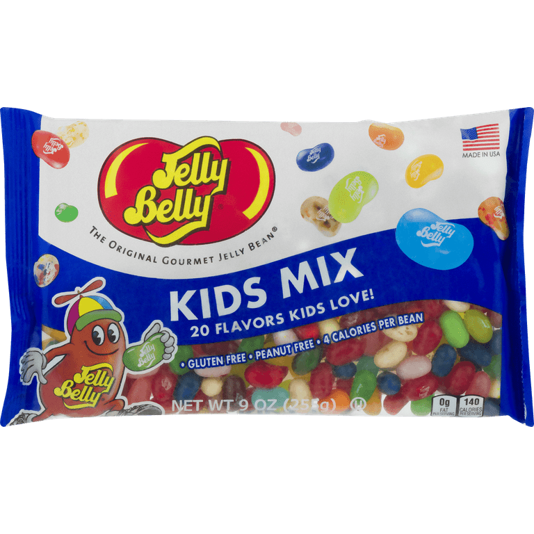 JELLY BELLY THE ORIGINAL GOURMET JELLY BEAN 9 oz. KIDS MIX