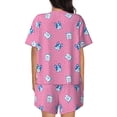 thumbnail image 3 of Kdxio French Bulldog Print Pajamas Sets for Women Short-Sleeved Pjs with Lounge Shorts Two Piece Sleepwear S-4XL, 3 of 8