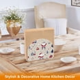 thumbnail image 5 of Standing Dining Table Napkin Holder, Napkin Holder for Table Kitchen Acrylic Paper Tissue Organization, Santa Claus Presents and Houses, 5 of 8