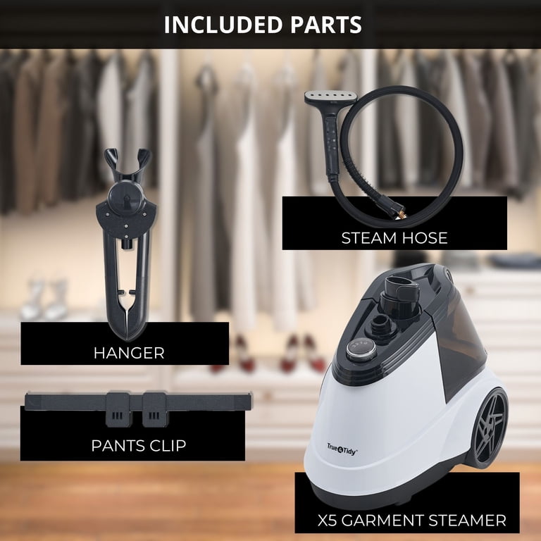 True & Tidy Tidy® Commercial Heavy Duty Garment Steamer with Extra