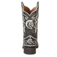 thumbnail image 5 of Men's Rodeo Leather Embroidered Saddle Western Cowboy Boots 'El General' 51117, 5 of 10