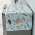 thumbnail image 6 of Clearance Refrigerator Dust Protector Cover with Large Storage Pockets, Decorative Appliance Shield, Cloth Accessories for Kitchen Appliances, Dishwashers, and Microwaves, 70.9 x 23.6 Inches, 6 of 7