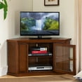 thumbnail image 4 of Corner TV Stand in Burnished Oak, 47-Inch, 4 of 11